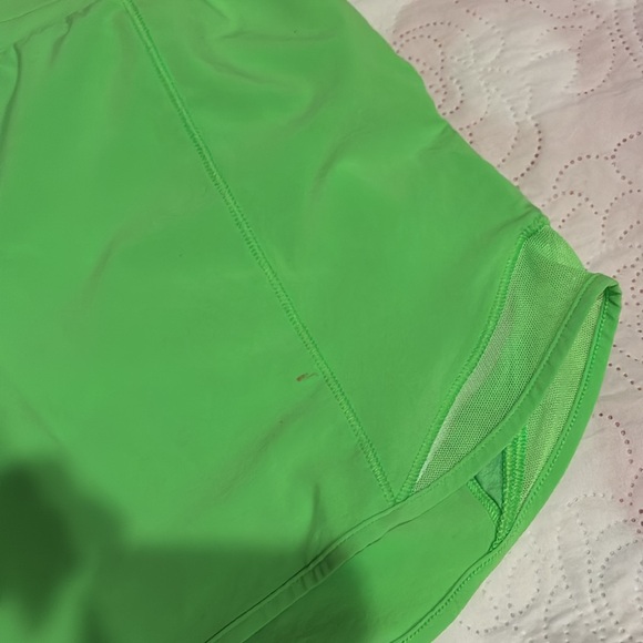 Vibrant Green Women's Athletic Shorts - Picture 4 of 6